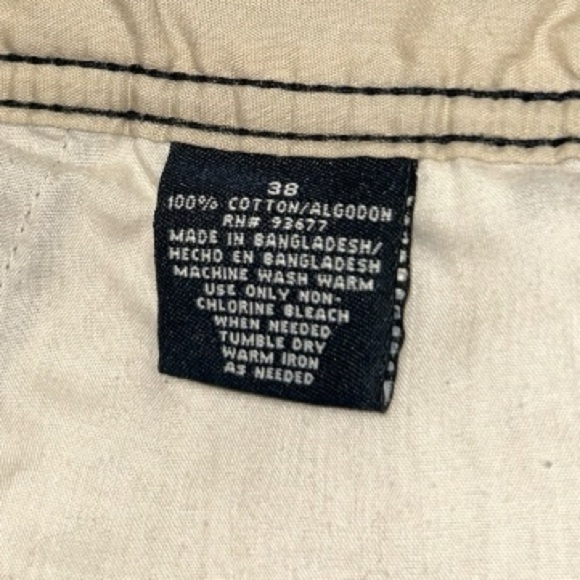 St. John’s Bay Men’s Cargo Shorts green Size 38 | Cotton Comfort Utility Style - Picture 11 of 11